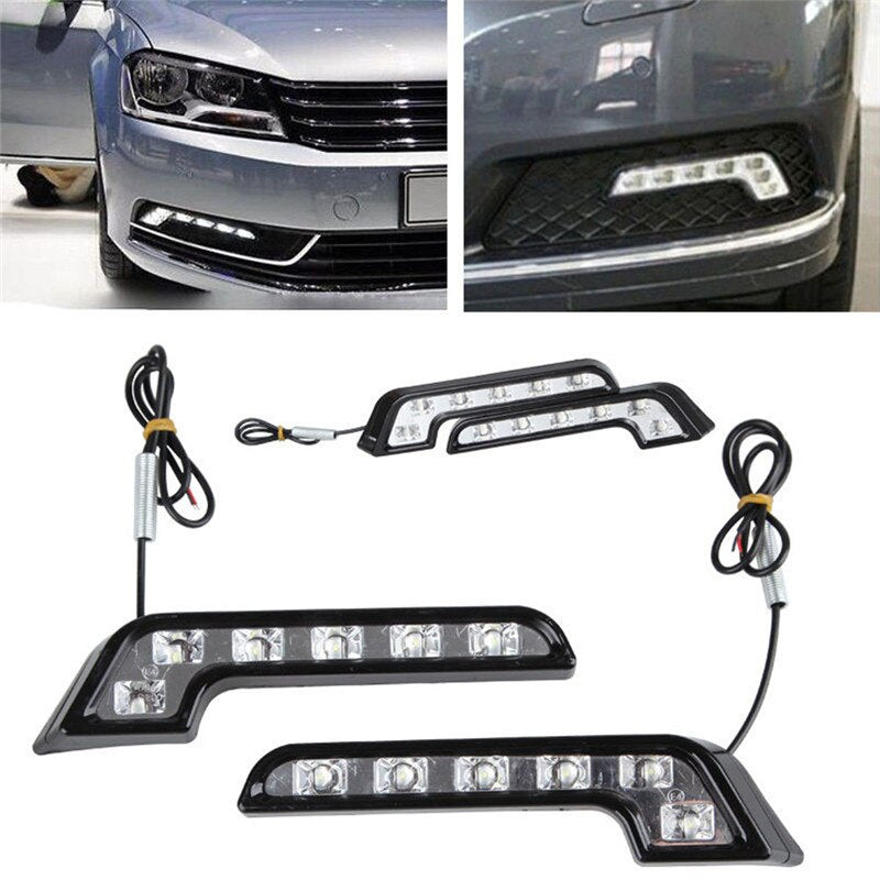 12V L Shape LED Daytime Running Fog Light Bar