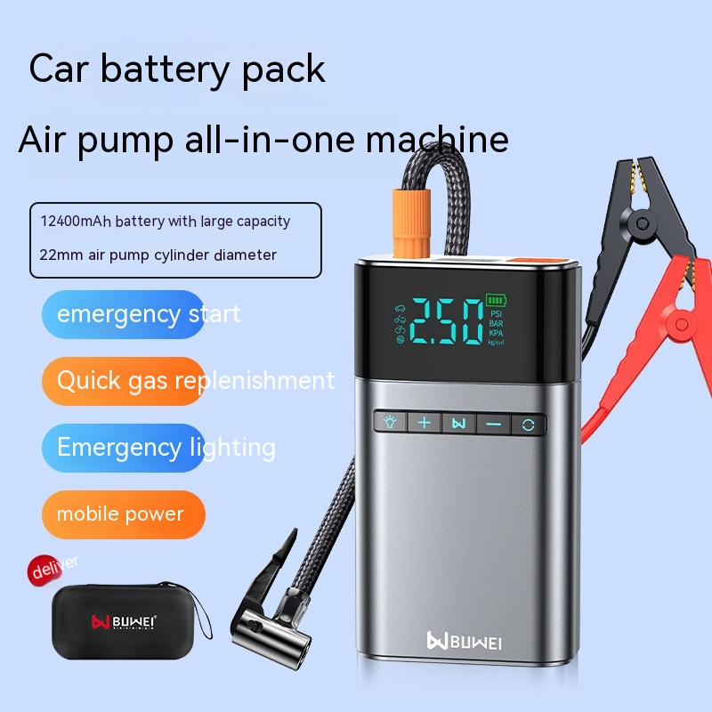 All-in-One Emergency Car Jump Starter with Power Bank